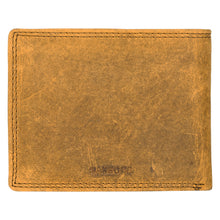 Load image into Gallery viewer, SASSORA Genuine Leather RFID Protected Bi-Fold Wallet with Coin Pocket & ID Slot