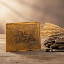 Load image into Gallery viewer, SASSORA Genuine Leather RFID Protected Bi-Fold Wallet with Coin Pocket & ID Slot