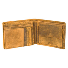 Load image into Gallery viewer, SASSORA Genuine Leather RFID Protected Bi-Fold Wallet with Coin Pocket & ID Slot
