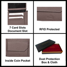 Load image into Gallery viewer, Sassora Premium Leather Large Men's RFID Wallet