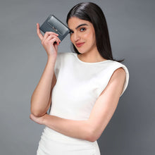 Load image into Gallery viewer, Sassora Premium Metallic Look Leather Small RFID Women's Wallet