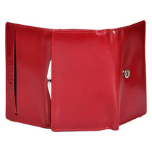 Load image into Gallery viewer, Sassora Premium Leather Metal Frame Lock RFID Women Wallet