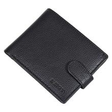 Load image into Gallery viewer, Sassora Premium Leather RFID Bifold Loop Closure Men's Wallet