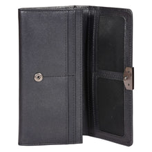 Load image into Gallery viewer, Sassora Premium Leather RFID Women Metal Look Purse Wallet