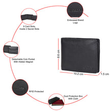 Load image into Gallery viewer, Sassora Premium Leather Bifold RFID Men's Wallet