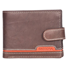 Load image into Gallery viewer, Sassora Premium Leather Bifold Loop Closure RFID Men's Wallet