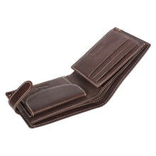 Load image into Gallery viewer, Sassora Premium Leather Bifold Loop Closure RFID Men's Wallet