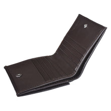 Load image into Gallery viewer, SASSORA Genuine Leather Men’s Wallet – RFID Protected, Coin Pocket, 8 Card Slots, Brown