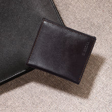 Load image into Gallery viewer, SASSORA Genuine Leather Men’s Wallet – RFID Protected, Coin Pocket, 8 Card Slots, Brown