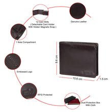 Load image into Gallery viewer, Sassora Premium Leather Men's RFID Wallet With Detachable Card Holder