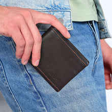 Load image into Gallery viewer, Sassora Premium Genuine Leather Wallet – Medium Bifold | RFID Protected | Unisex
