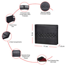 Load image into Gallery viewer, Sassora Premium Men's Leather Wallet – Elegance Meets Functionality