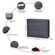 Load image into Gallery viewer, Sassora RFID Premium Bi-Fold Leather Wallet For Daily Use