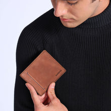 Load image into Gallery viewer, Sassora Premium Leather Medium Bifold Wallet – RFID Protected