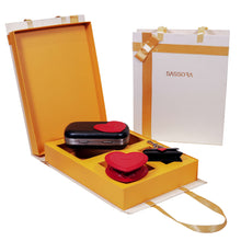 Load image into Gallery viewer, Sassora Premium Leather Valentine Gift Combo Of Clutch and key cases for girls (Pack Of 3)