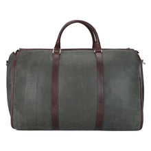 Load image into Gallery viewer, Sassora Nubuck Leather Large Multi Purpose Foldable Weekend Bag