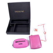 Load image into Gallery viewer, Sassora Raksha Bandhan Gift Combo – Pink RFID Wallet & Key Pouch for Sister