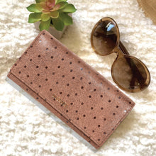 Load image into Gallery viewer, Sassora Genuine Premium Leather Polka Dot RFID Women Purse
