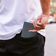 Load image into Gallery viewer, Sassora Genuine Leather Blue Large Men's RFID Wallet