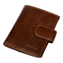 Load image into Gallery viewer, Sassora Genuine Leather RFID Small Unisex Notecase
