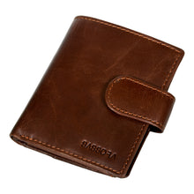 Load image into Gallery viewer, Sassora Genuine Leather RFID Small Unisex Notecase