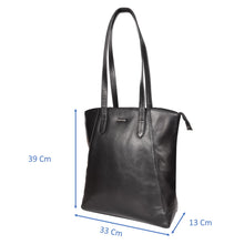 Load image into Gallery viewer, Sassora premium genuine leather large size tote bag for women