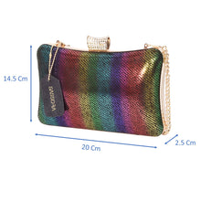 Load image into Gallery viewer, Sassora Genuine Leather Medium Women Party Clutch
