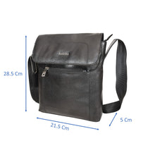 Load image into Gallery viewer, Sassora Genuine Leather Medium Men&#39;s Sling Bag
