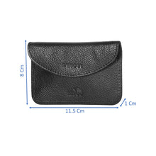 Load image into Gallery viewer, Sassora Genuine Leather Black Car Key Case for Men & Women