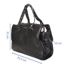 Load image into Gallery viewer, Sassora Genuine Soft Leather Women Black Handbag For Everyday Use