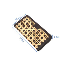 Load image into Gallery viewer, Sassora Leather and Kane material RFID Purse for Women