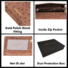 Load image into Gallery viewer, Sassora Genuine Premium Leather Polka Dot RFID Women Purse