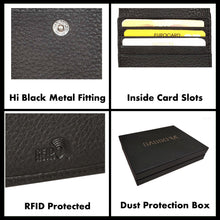 Load image into Gallery viewer, Sassora Genuine Leather Small Black RFID Protected Women Wallet