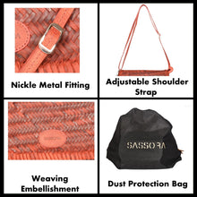 Load image into Gallery viewer, Sassora 100% Genuine Leather Medium Women Sling Bag