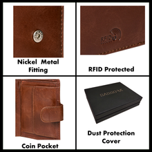 Load image into Gallery viewer, Sassora Men Casual, Formal, Travel Genuine Leather RFID Wallet