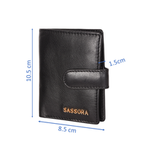 Load image into Gallery viewer, Sassora Genuine Leather Unisex RFID Business Card Holder