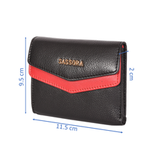 Load image into Gallery viewer, Sassora Genuine Leather Small RFID Women Wallet
