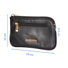 Load image into Gallery viewer, Sassora Genuine Leather Unisex Key Case