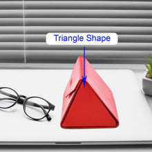 Load image into Gallery viewer, Sassora Genuine Premium Leather Unisex Foldable Red Spectacle Case