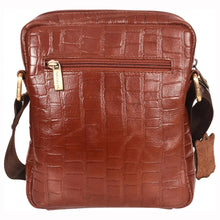 Load image into Gallery viewer, Sassora Genuine Leather Unisex Small Sling Crossbody Bag