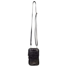 Load image into Gallery viewer, Sassora Genuine Leather iPhone Max Size Compatible Mobile Sling Bag