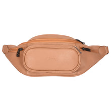Load image into Gallery viewer, Sassora Genuine Leather Medium Waist Bag For Men and Women
