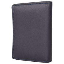Load image into Gallery viewer, Sassora Genuine Leather Medium Size Dark Blue RFID Women Wallet
