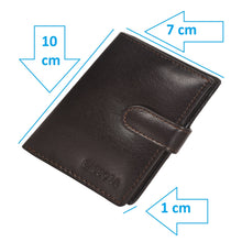 Load image into Gallery viewer, Sassora Men & Women Casual, Formal Brown Genuine Leather Card Holder Sassora By Leatherman Fashion