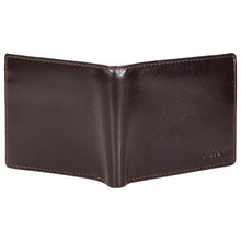Load image into Gallery viewer, Sassora Leather Dark Brown RFID Men Bi-Fold Wallet with 7 Card Slots