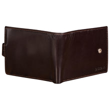 Load image into Gallery viewer, Sassora Leather Medium Dark Brown RFID Men's Wallet (9 Card Slots)