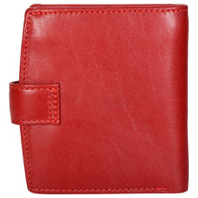 Load image into Gallery viewer, Sassora Genuine Leather Small Size Red RFID Protected girls wallet
