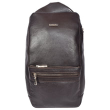 Load image into Gallery viewer, Sassora Genuine Leather Unisex Medium Backpack
