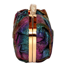 Load image into Gallery viewer, Sassora Genuine Leather Multi Color Party Clutch
