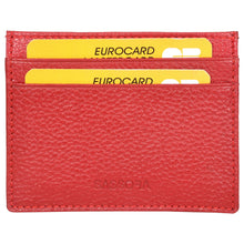 Load image into Gallery viewer, Sassora Genuine Premium Leather Unisex Ultra Slim RFID Card Holder